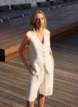 Load image into Gallery viewer, Esmaee Marseille Vest Top - White
