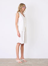 Load image into Gallery viewer, Esmaee Marseille Vest Top - White
