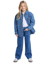 Load image into Gallery viewer, Eve Girl Rosie Shacket (8-16) - Denim Blue

