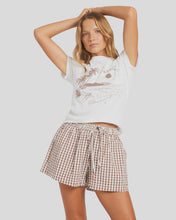 Load image into Gallery viewer, Roxy Delilah Check Short - Coconut
