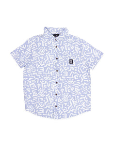 Rip Curl Search S/S Shirt (8-14) - Spray Blue