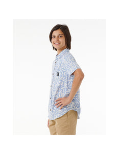 Rip Curl Search S/S Shirt (8-14) - Spray Blue