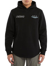 Load image into Gallery viewer, Nena And Pasadena Break Dual Curved Hoodie - Jet Black
