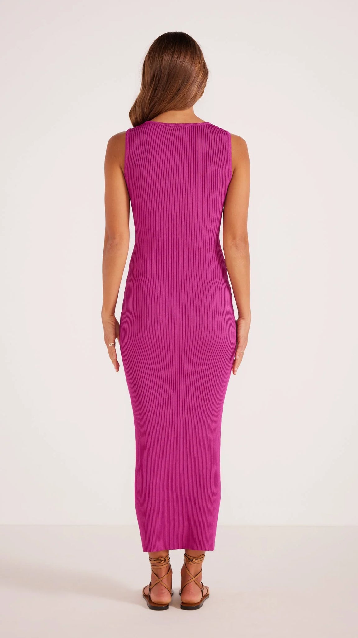 MINKPINK Kosa Knit Midi Dress - Berry Arnold's MINKPINK Kosa Knit Midi Dress - Berry Arnold's