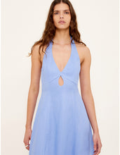 Load image into Gallery viewer, Staple The Label Azzurra Linen Halter Dress - Jacaranda

