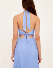 Load image into Gallery viewer, Staple The Label Azzurra Linen Halter Dress - Jacaranda
