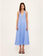 Load image into Gallery viewer, Staple The Label Azzurra Linen Halter Dress - Jacaranda
