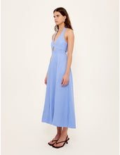 Load image into Gallery viewer, Staple The Label Azzurra Linen Halter Dress - Jacaranda
