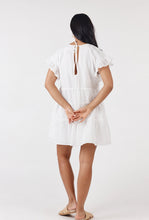 Load image into Gallery viewer, Girl And The Sun Twilight Mini Dress - White Eyelet
