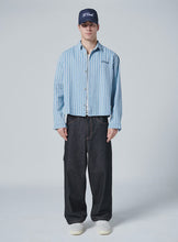 Load image into Gallery viewer, Barney Cools Crop Long Sleeve Shirt - Blue
