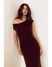 Load image into Gallery viewer, MINKPINK Aster Mesh Midi Dress - Chocolate
