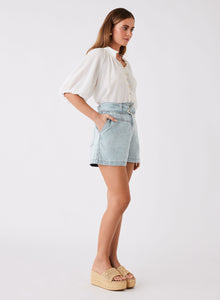 Esmaee Seaside Denim Short - Pale Blue