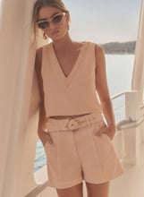 Load image into Gallery viewer, Esmaee Cruising Denim Short - Soft Coral
