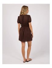 Load image into Gallery viewer, All About Eve Fern Linen S/S Dress - Brown
