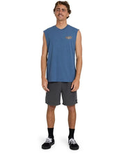 Load image into Gallery viewer, Billabong Heritage Arch Muscle Singlet - China Blue
