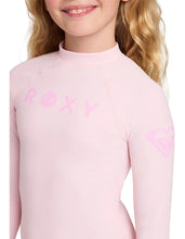 Load image into Gallery viewer, Roxy Girls Heater UPF 50 Long Sleeve Rashguard - Rose Shadow
