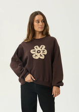 Load image into Gallery viewer, Afends Raven Crew Neck - Washed Coffee
