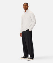 Load image into Gallery viewer, Industrie The Lakewood Zip Neck Knit - Snow Marle
