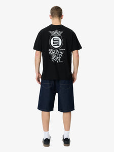 S-Double Crown Dot SS Tee - Black