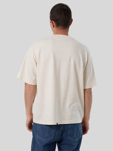 Thrills Lifted Spirits Embro Box Fit Oversize Tee - Unbleached