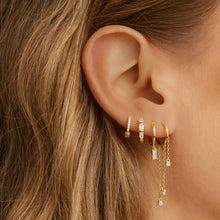 Load image into Gallery viewer, Arms Of Eve Tabitha Huggie Earrings
