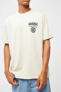 S Double  Combo Platter Tee - Washed Sand