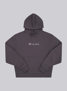 Barney Cools Logo Hood - Pigment Black