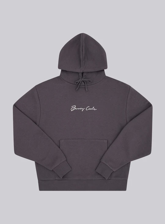 Barney Cools Logo Hood - Pigment Black