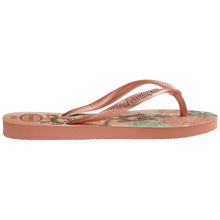 Load image into Gallery viewer, Havaianas Kids Slim Moana Thongs - Pink Clay
