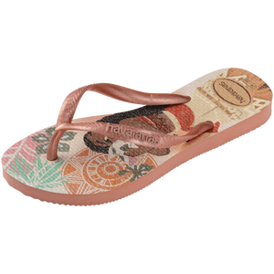 Havaianas Kids Slim Moana Thongs - Pink Clay