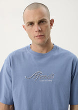 Load image into Gallery viewer, Afends Horoscope Boxy Tee - Washed Slate Blue
