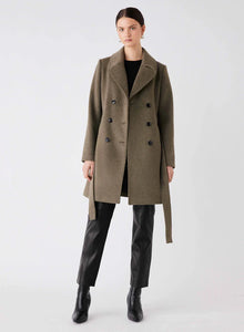 Esmaee Unattended Coat - Khaki