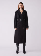 Load image into Gallery viewer, Esmaee Avenue Trench Coat - Black
