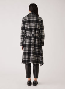 Esmaee' Concrete Coat - Black/Check