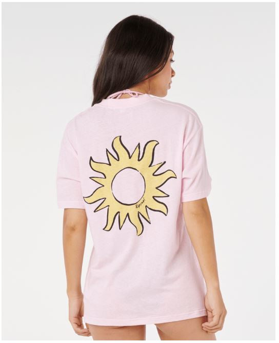 Rip Curl Stephanie Gilmore OG Tee - Light Mauve
