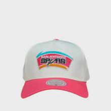 Load image into Gallery viewer, Mitchell &amp; Ness Pro Pinch Snapback Spurs - White Cream/Pink
