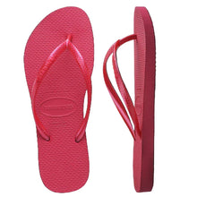 Load image into Gallery viewer, Havaianas Kids Slim Metallic Thongs - Pink Fever
