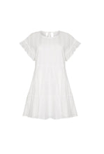 Load image into Gallery viewer, Girl And The Sun Twilight Mini Dress - White Eyelet
