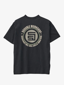 S-Double Workshop Dot SS Tee - Pigment Black