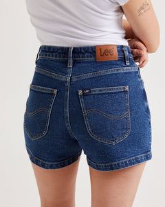 Lee High Relaxed Short - Indigo Dream