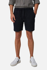 Industrie Men's The Marina Linen Short - Black