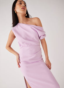 Esmaee' Regency Midi Dress - Lilac