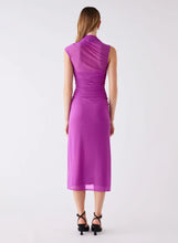 Load image into Gallery viewer, Esmaee&#39; Viola Midi Dress - Bright Purple
