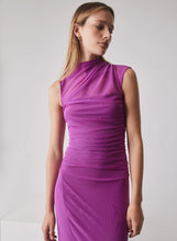 Load image into Gallery viewer, Esmaee&#39; Viola Midi Dress - Bright Purple
