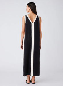 Esmaee Monochrome Dress - Black/Cream