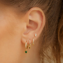 Load image into Gallery viewer, Arms Of Eve Tabitha Huggie Earrings

