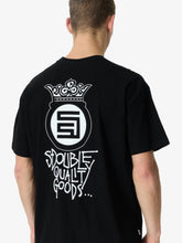 Load image into Gallery viewer, S-Double Crown Dot SS Tee - Black

