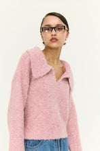 Load image into Gallery viewer, Staple The Label Cleo Polo Jumper - Pink Marle
