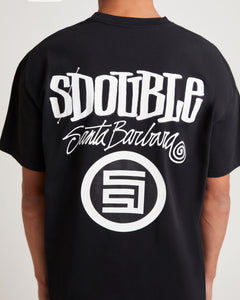 S Double Combo Platter Tee - Washed Black