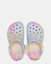 Load image into Gallery viewer, Crocs Kids (C11-J6) Classic Marbled Clog - Sky Ice/Multi
